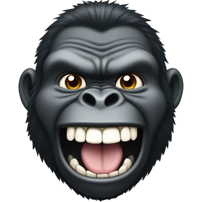 gorilla flexing grillz  emoji