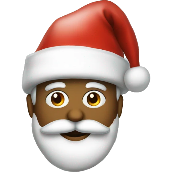  santa hat portrait emoji