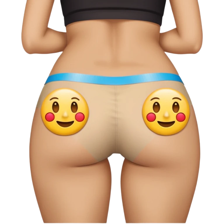 emoji  sexy  tape  sur les  fesses emoji
