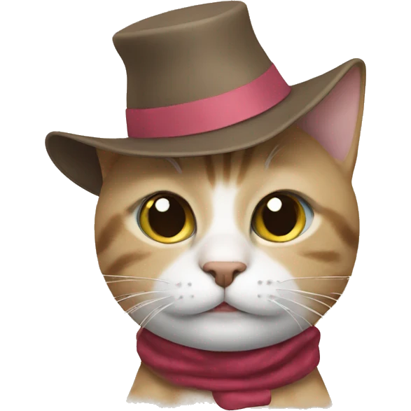 cat with a hat emoji