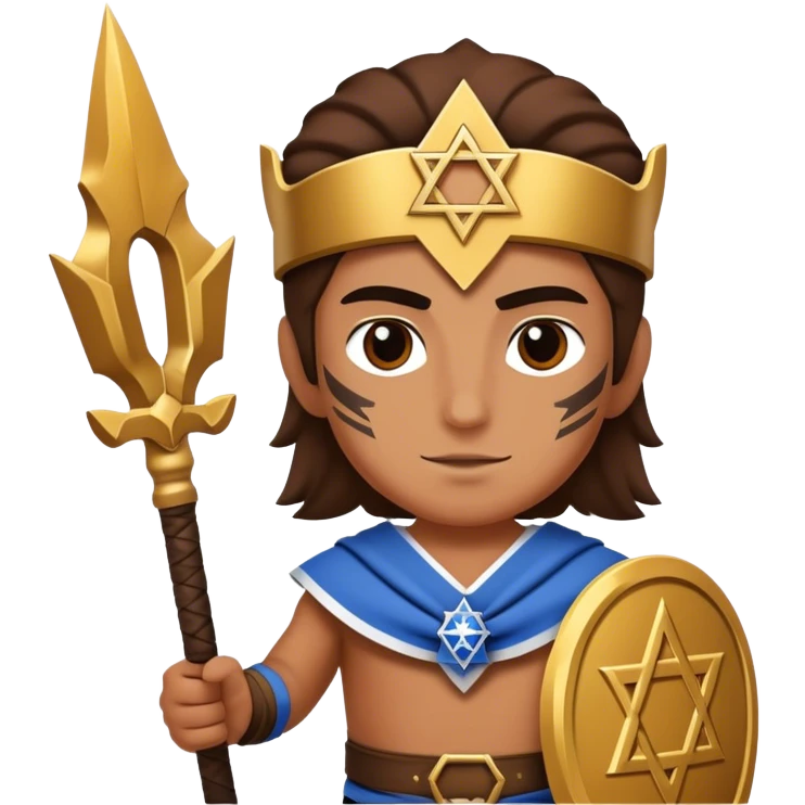 Star of David warrior  emoji