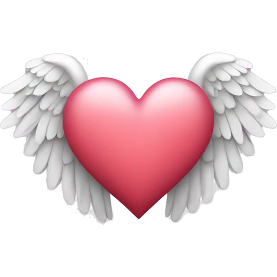 heart with angel wings emoji