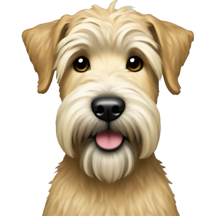 Wheaten terrier christmas emoji