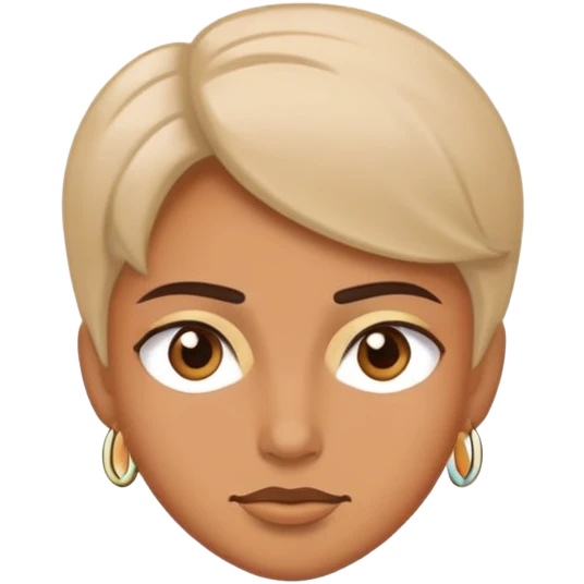 Sassy face emoji
