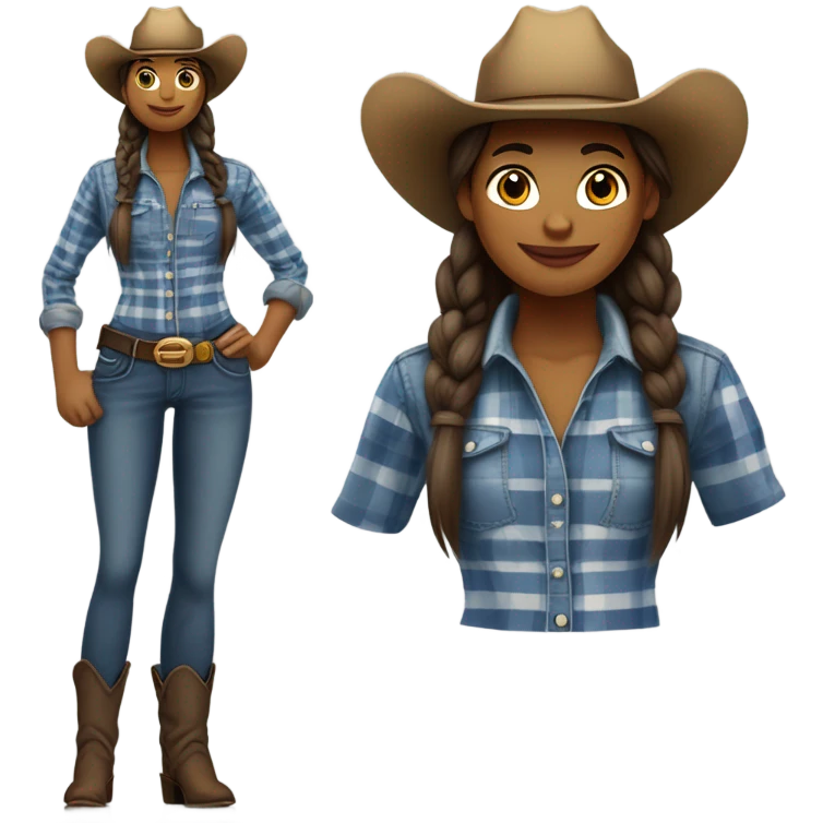 Cowgirl emoji