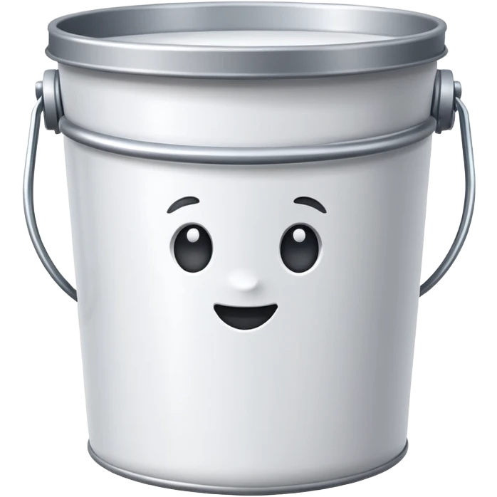 white paint bucket emoji