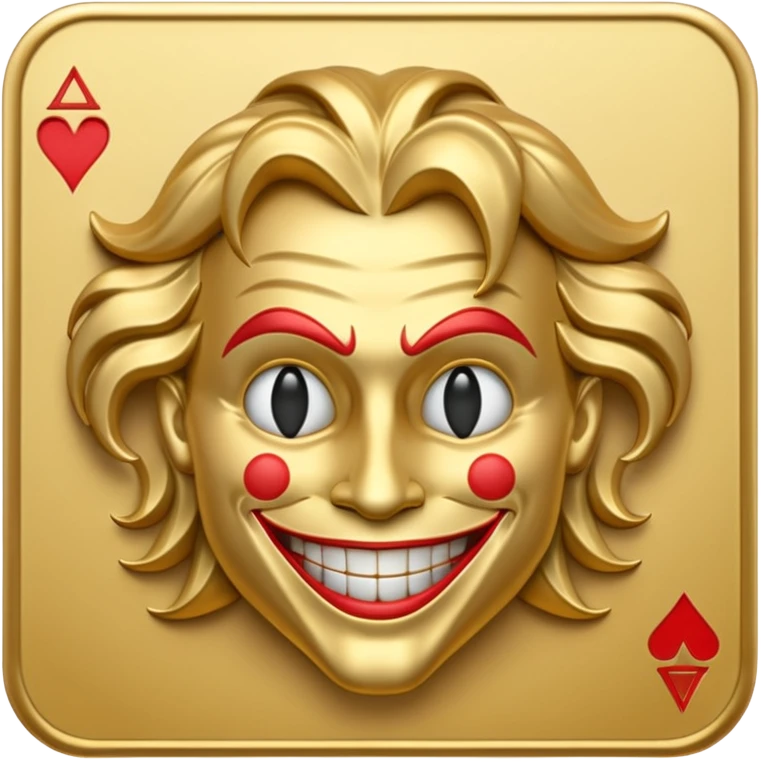 golden joker card emojis emoji