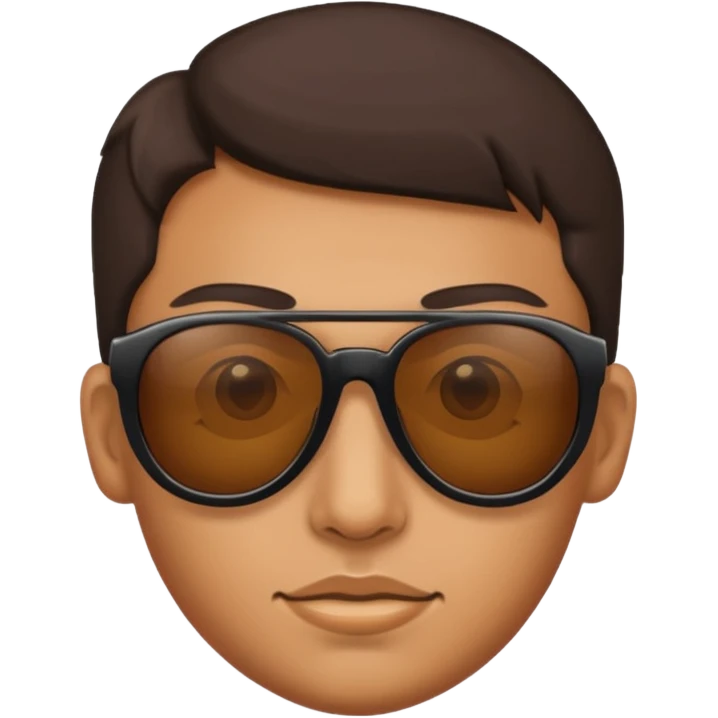 Face with sunglasses emoji