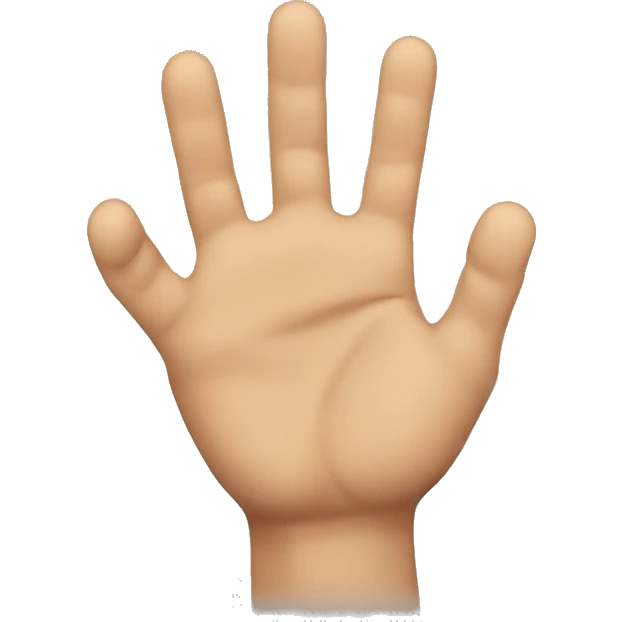 Right musles hand emoji