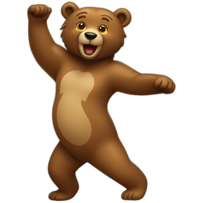dancing bear emoji