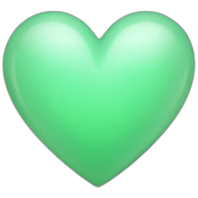 pale green heart emoji