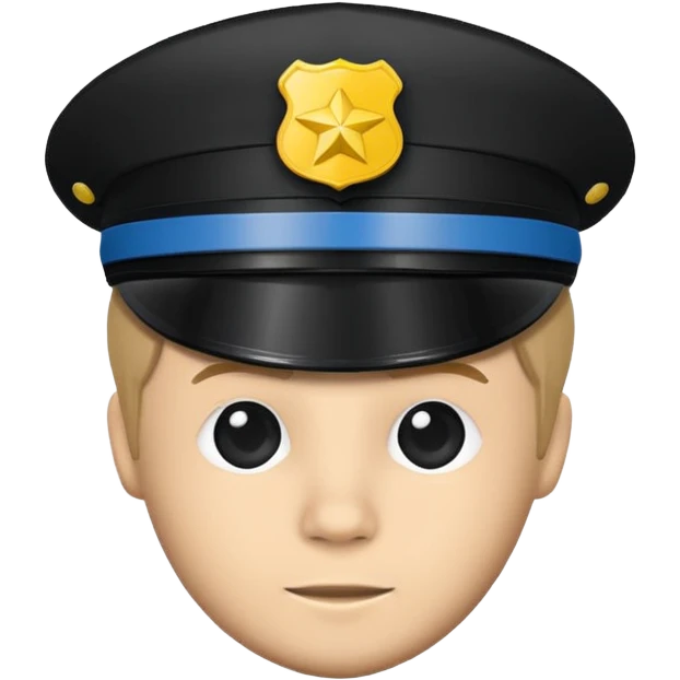 A police labeled CEP emoji