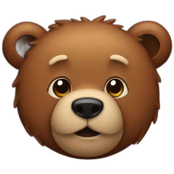 Stritched bear emoji