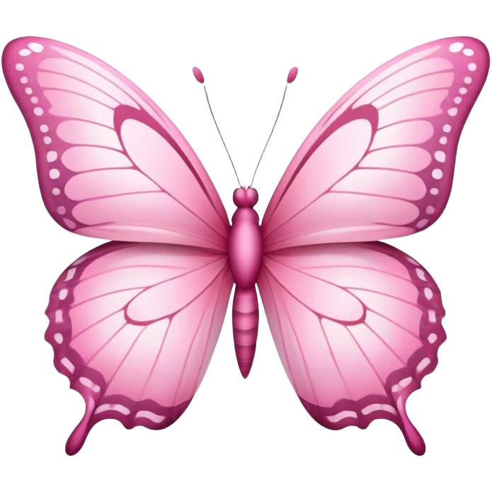 Pink butterfly  emoji