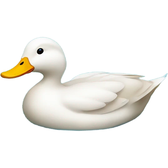 Duck swimming emoji