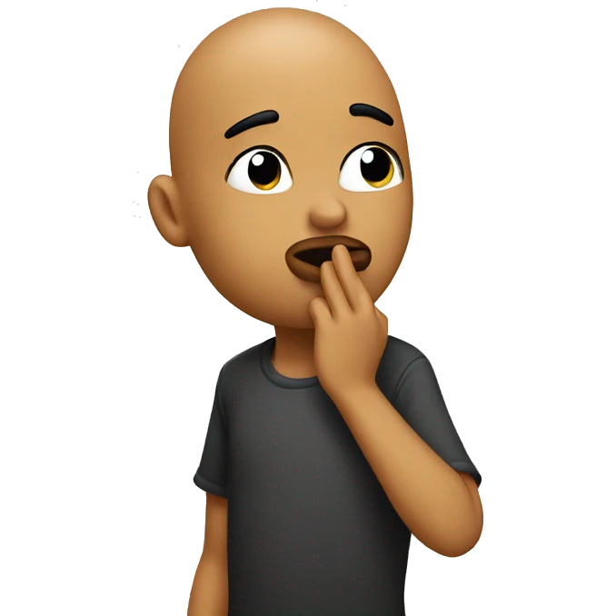 Blowing a kiss emoji