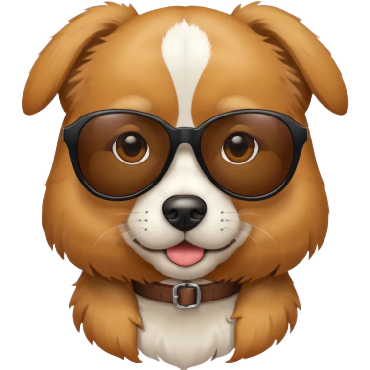 dog with sunglasses emoji