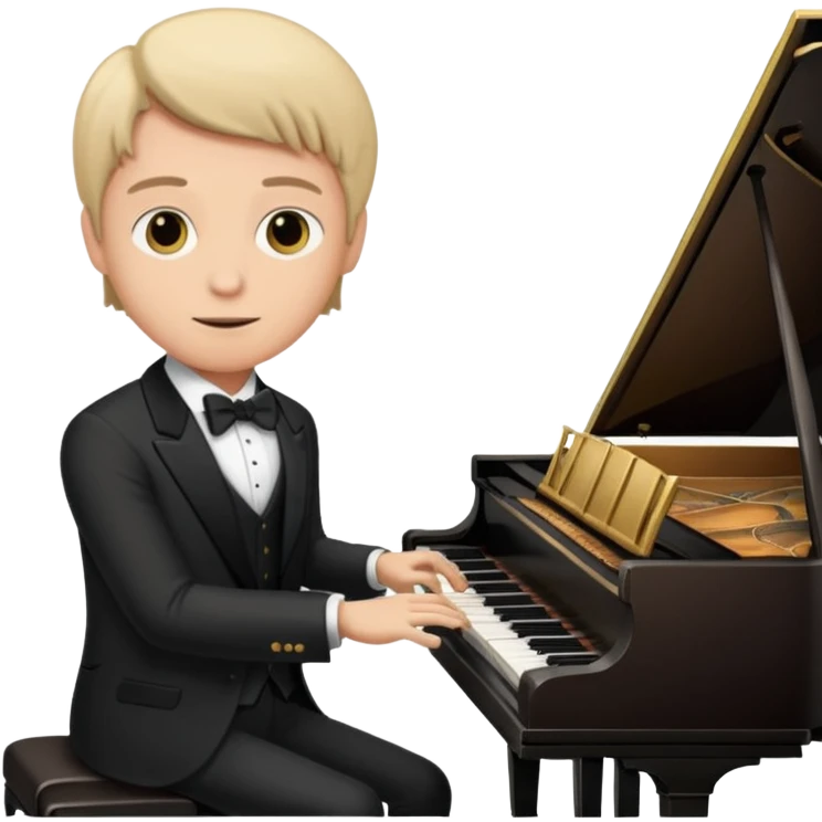 Piano recital emoji