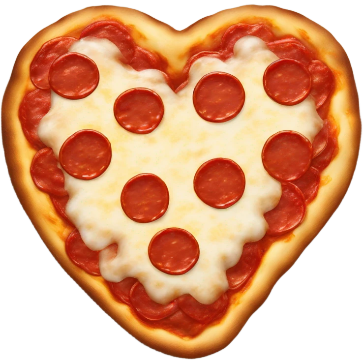 Heart shaped pizza  emoji