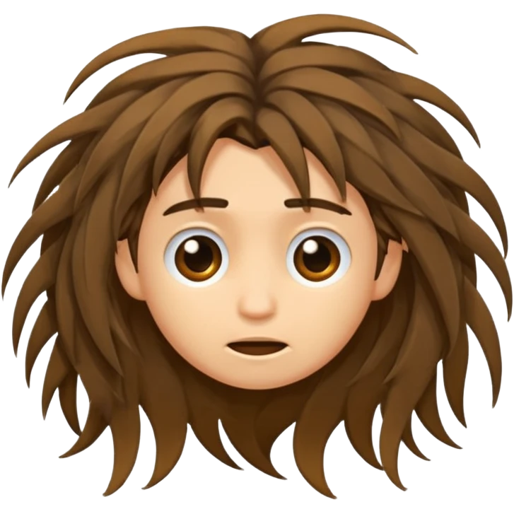 disheveled hair emoji