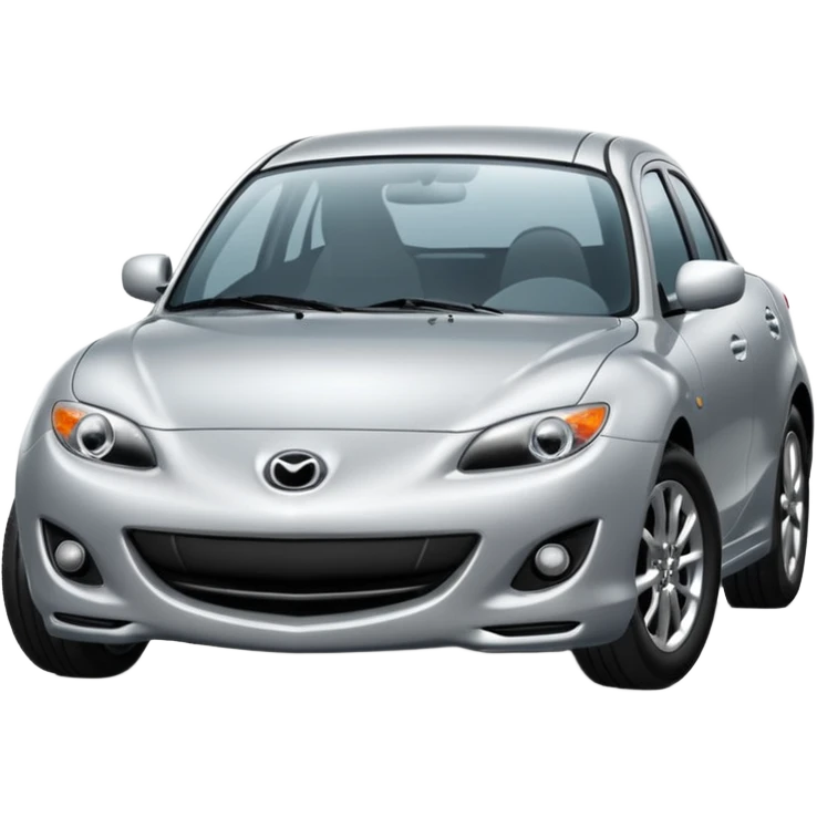 Silver Mazda car emoji