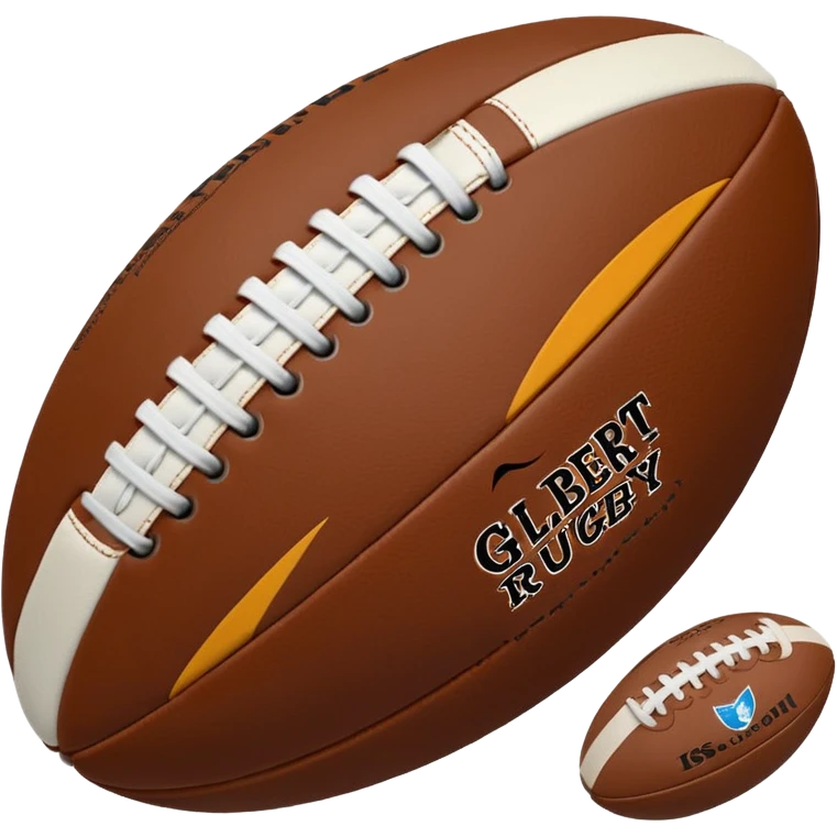 a gilbert rugby ball emoji