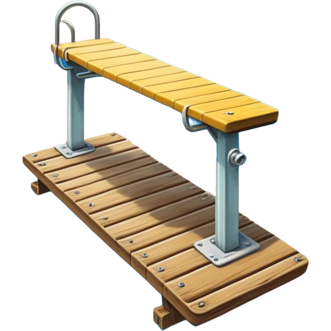 Diving board like found at a pool emoji