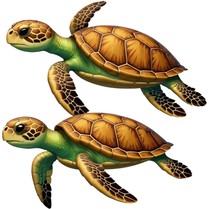 Sea turtles emoji