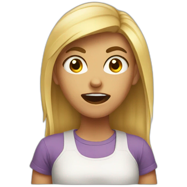 mad-girl emoji