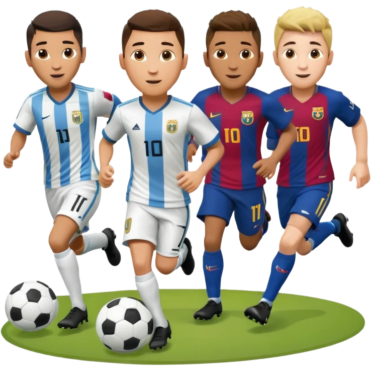 Ronaldo Messi Neymar emoji