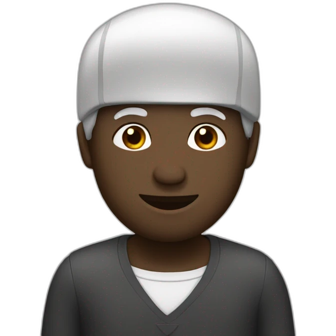 Bodeguero tête noir et blanche  emoji