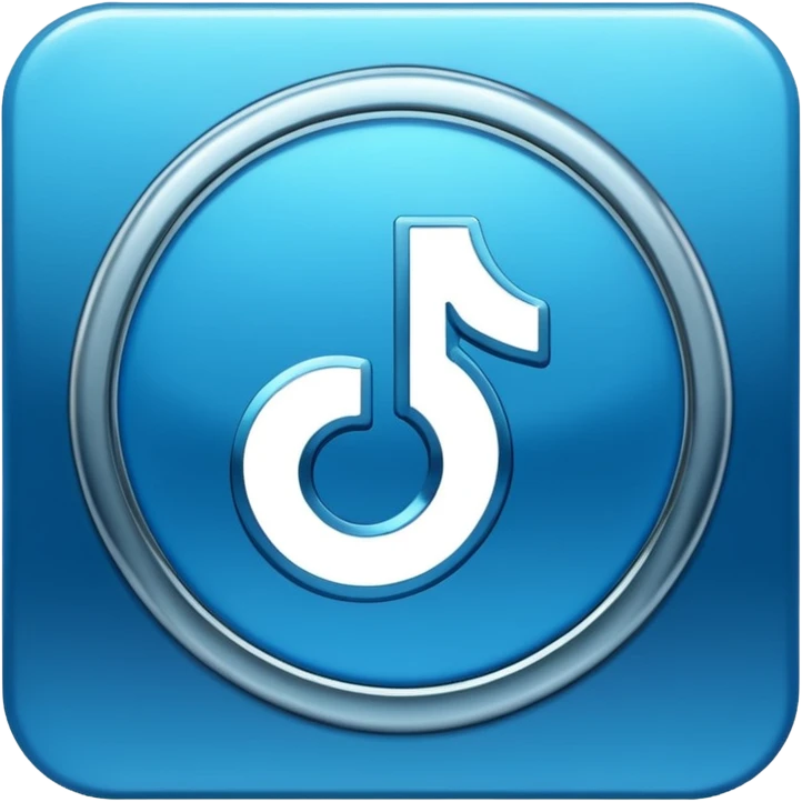 Badge Bleu vérifié tiktok emoji