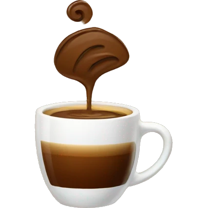 Fall coffee emoji