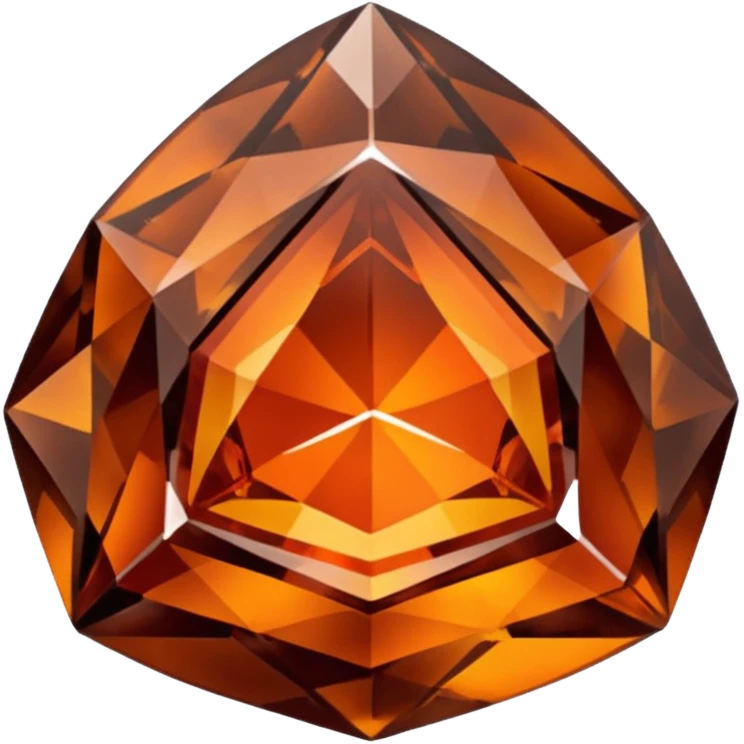 chatoyant gemstone crystal dark brown and dark orange 3d png background layers  emoji