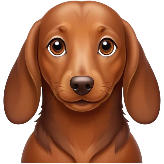Dog dachsund emoji