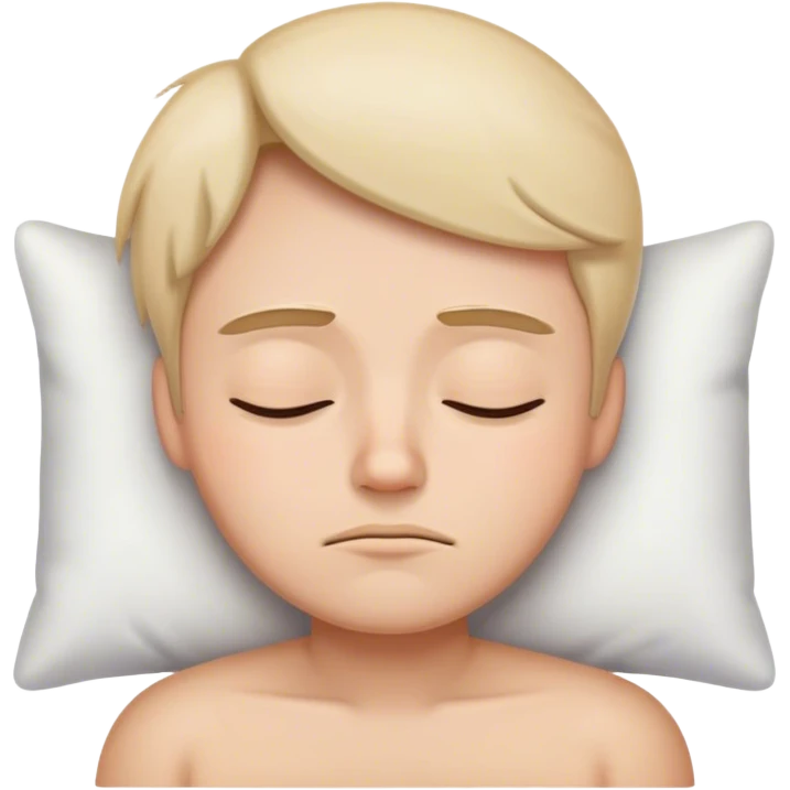 Sleepy emoji