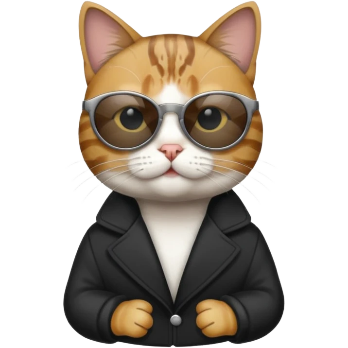 Cat wearing sunglasses emoji