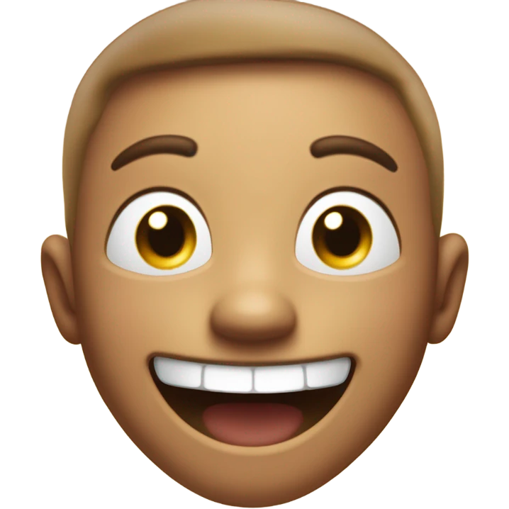 Morning happy face emoji