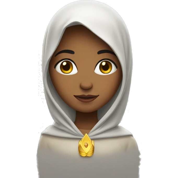 Fatima from the serie From emoji