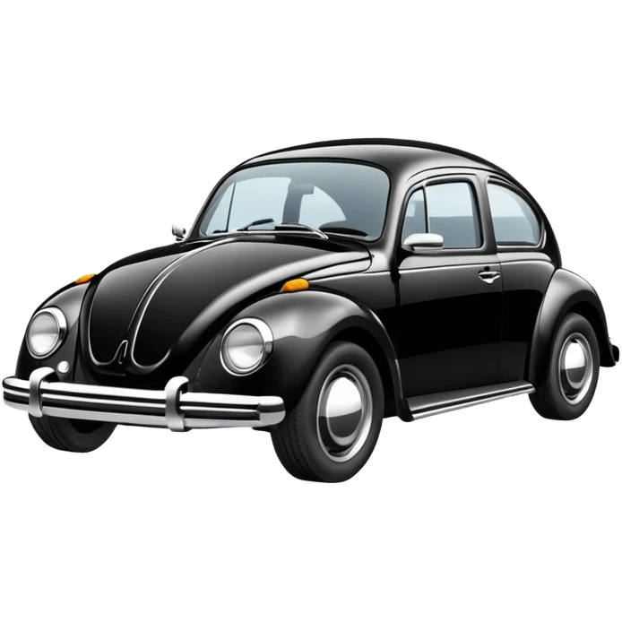 Volkswagen beetle a5 black emoji