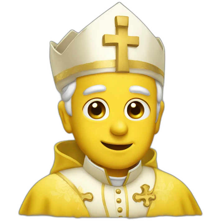 yellow pope emoji