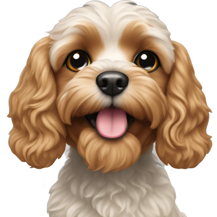 Toy cavoodle emoji