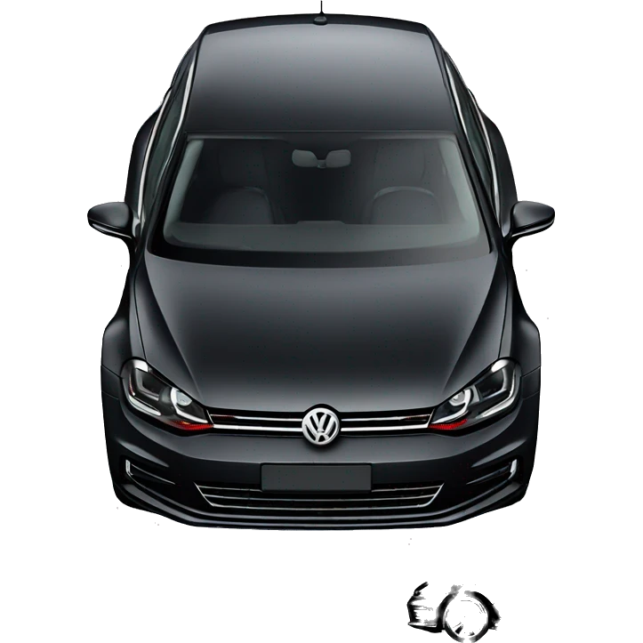 Volkswagen golf 7 black emoji