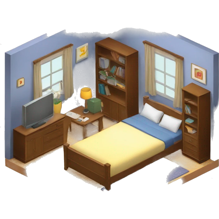 isometric room emoji