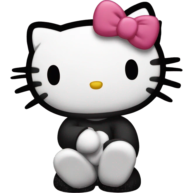 Angry hello kitty emoji