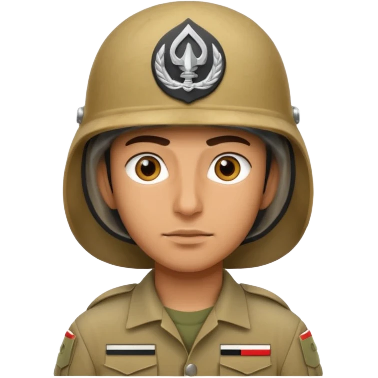 Arab 1984 soldier face emoji