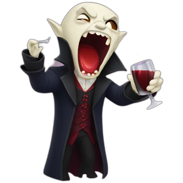 vampire drinking emoji