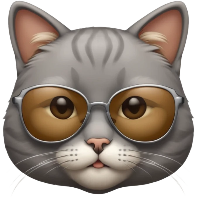 Cat wearing sunglasses emoji
