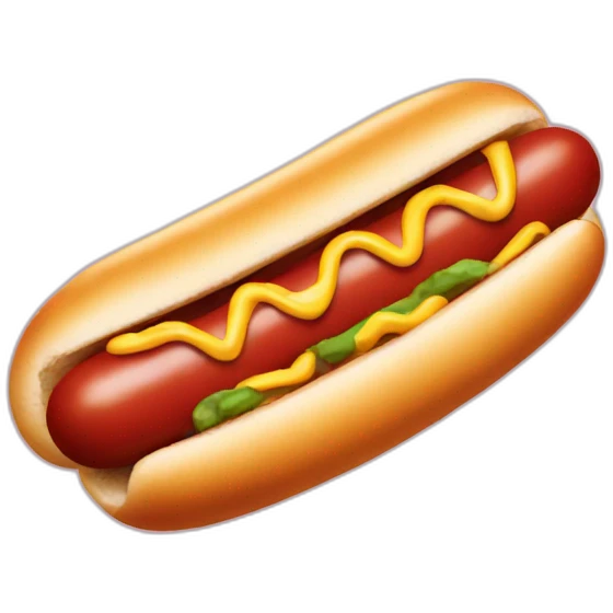 Hotdog emoji