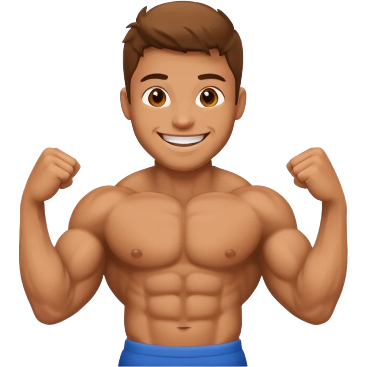 persona musculosa emoji